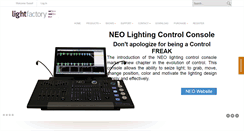 Desktop Screenshot of lightfactory.net
